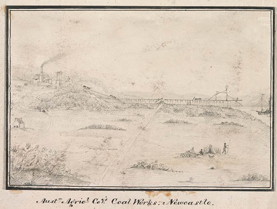 Australian Agricultural Company's Coal Works. Newcastle / [attributed to James Charles White]