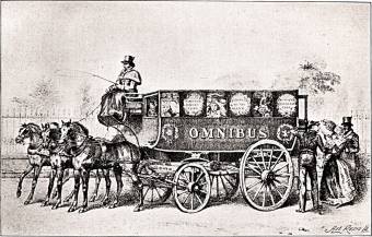George Shillibeer's first London omnibus, 1829