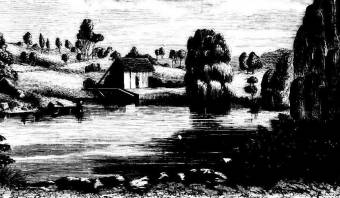 Mill on the Allyn River by Elizabeth Boydell. Illustrated Sydney News 24 December 1870