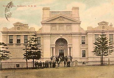 Newcastle Court House, Church Street c. 1908