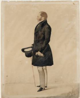 Edward Gostwyck Cory, ca. 1837-1842 / silhouette portrait by Richard Dighton - State Library of NSW