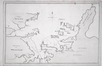 Fairfowl, G (George) Bay of Islands from Dromedary's log 1820.