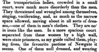 Ladies of Newgate - Louis Simond 1811