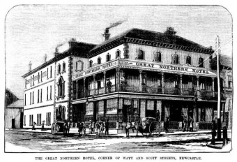 Great Northern Hotel, Watt Street Newcastle. Australian Town and Country Journal (Sydney, NSW : 1870 - 1907) Sat 4 Oct 1879