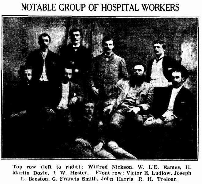 Notable group of Hospital workers