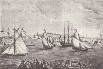 Kingstown Harbour Regatta 1828 - Afloat Irish Boating