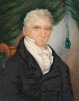  Portrait of Simeon Lord, ex-convict and wealthy merchant in early NSW. Arrived on the Atlantic in 1791
